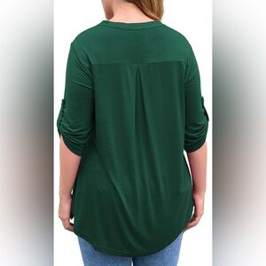 Elegant Green Women's Top
